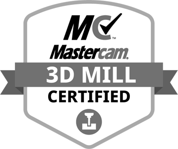 Mastercam Mill 3D Certified User